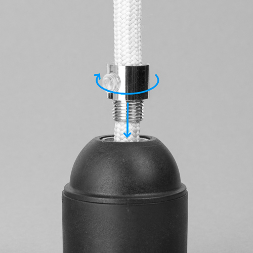 Zugentlaster Schwarz M10x1 Kunststoff Kabel-Zugentlastung ø