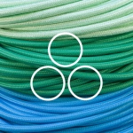 3 adrige textile Leitungen
