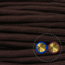 Textilkabel Pendelleitung 2x0,75mm², braun