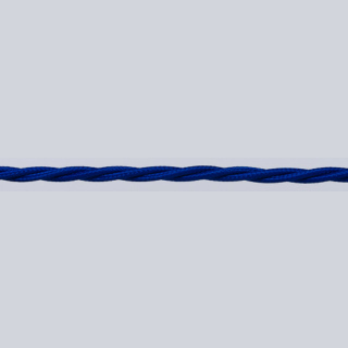 Textilkabel einzelnumflochten verseilt 3x0,75mm², dunkelblau