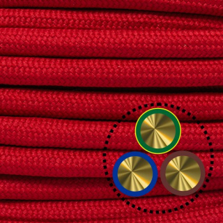 Textilkabel Pendelleitung 3x0,75mm², rot