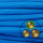 Textilkabel Pendelleitung 3x0,75mm², hellblau