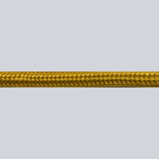 Textilkabel Anschlussleitung 3x0,75mm², gold