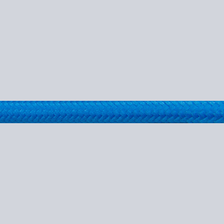 Textilkabel Anschlussleitung 3x0,75mm², hellblau