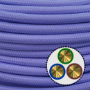 Textilkabel Anschlussleitung 3x0,75mm², flieder