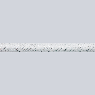 Textilkabel Anschlussleitung 3x0,75mm², GLITTER, weiss