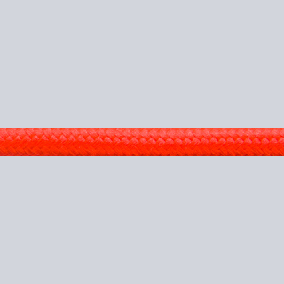 Textilkabel Anschlussleitung 3x0,75mm², NEON, orange