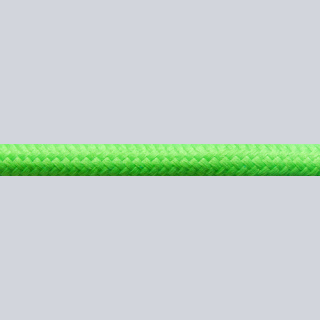 Textilkabel Anschlussleitung 3x0,75mm², NEON, grün