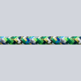 Textilkabel Anschlussleitung 3x0,75mm², VINTAGE, grün