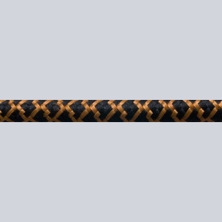 Textilkabel Anschlussleitung 3x0,75mm², DUO, schwarz-whiskey