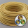 textilumflochtenes Kabel NYM-J 3x1,5mm², gold 50m Bund