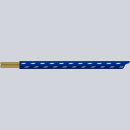 textilumflochtene KFZ-Leitung FLRY 1,0mm² blau-weiss