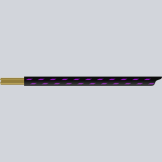textilumflochtene KFZ-Leitung FLRY 1,5mm² schwarz-violett