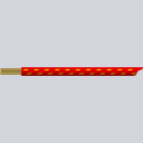 textilumflochtene KFZ-Leitung FLRY 1,5mm² rot-gelb