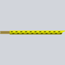textilumflochtene KFZ-Leitung FLRY 2,5mm² gelb-schwarz