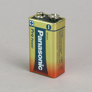 9-Volt Blockbatterie Alkaline 6LR61 Panasonic
