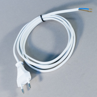 Europa-Anschlussleitung 2 Meter weiss