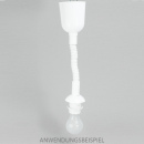 Rolly-Federzug Leuchtenpendel E27 weiss