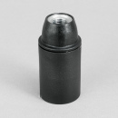 E14 Iso-Fassung glatt schwarz