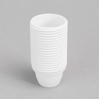 E14 Iso-Fassung mit Gewindemantel weiss