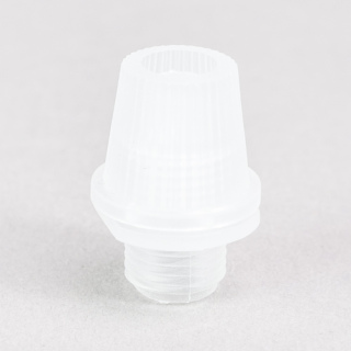 Klemmnippel aus Kunststoff mit Außengewinde für M10x1 transparent