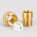 Metall-Klemmnippel mit Außengewinde für M10x1 Messing