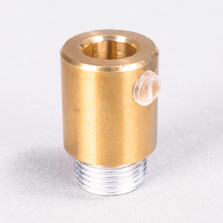 Metall-Zugentlastung mit Innengewinde für M13x1 ms mit 15mm Gewinderöhrchen