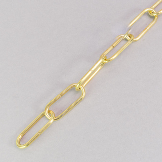 Lampenkette glatt messing