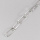 Lampenkette glatt chrom