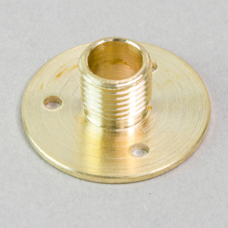 Scheibennippel / Aufbauscheibe M10x1 messing