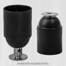 Scheibennippel / Aufbauscheibe M10x1 messing