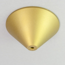 Kegelbaldachin aus Kunststoff gold