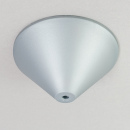 Kegelbaldachin aus Kunststoff silber