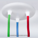 MOWI-Deckenauslass weiss 3 fach