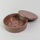 runde Deckendose 70mm braun
