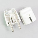 Schukostecker Standard elektroweiss