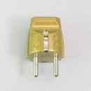 Schukostecker Standard gold