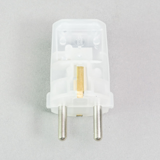 Schukostecker Standard transparent