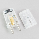 Schukostecker Standard transparent