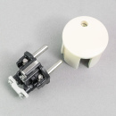 Winkel-Schukostecker elektroweiss