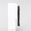 extraflacher Winkelstecker schwarz