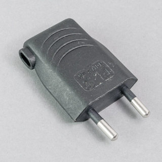 Winkel - Eurostecker 2polig schwarz