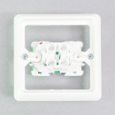 Aus- / Wechselschalter 230V flach reinweiss