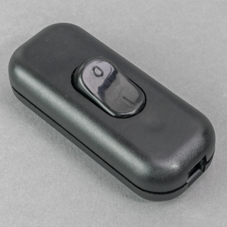 2poliger Zwischenschalter "soft" 2pol+PE schwarz