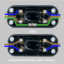 2poliger Zwischenschalter "soft" 2pol+PE gold
