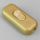 2poliger Zwischenschalter "soft" 2pol+PE gold