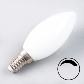 16 SMD LEDs warmweiß Leuchtmittel 220lm LED-Kerzenlampe E14 Birne Kerze E-14 