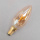 E14 Spiral-LED Kerze gold 2,5W dimmbar