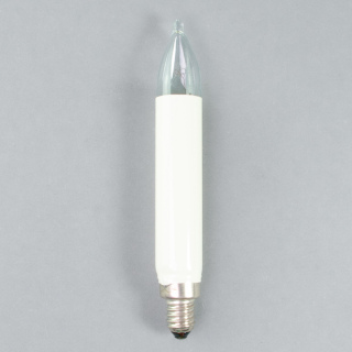 große Schaftkerze E10 3W elfenbein 12V