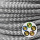 Textilkabel Steuerleitung 5x0,5mm², Zickzack, schwarz-weiß